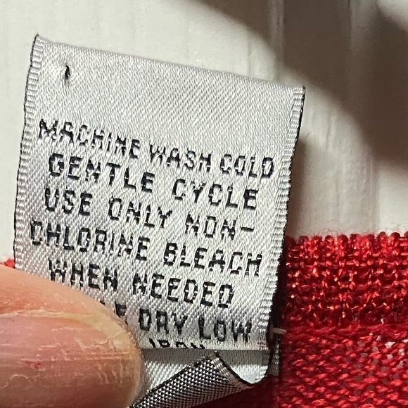 Baxter & Wells  Pull over 3/4 sleeve  Sweater Red Knit Acrylic
Plus size… - Picture 4 of 7